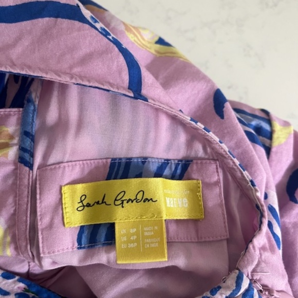 Anthropologie Maeve x Sarah Gordon tiered halter midi dress - size 4P - Picture 6 of 6